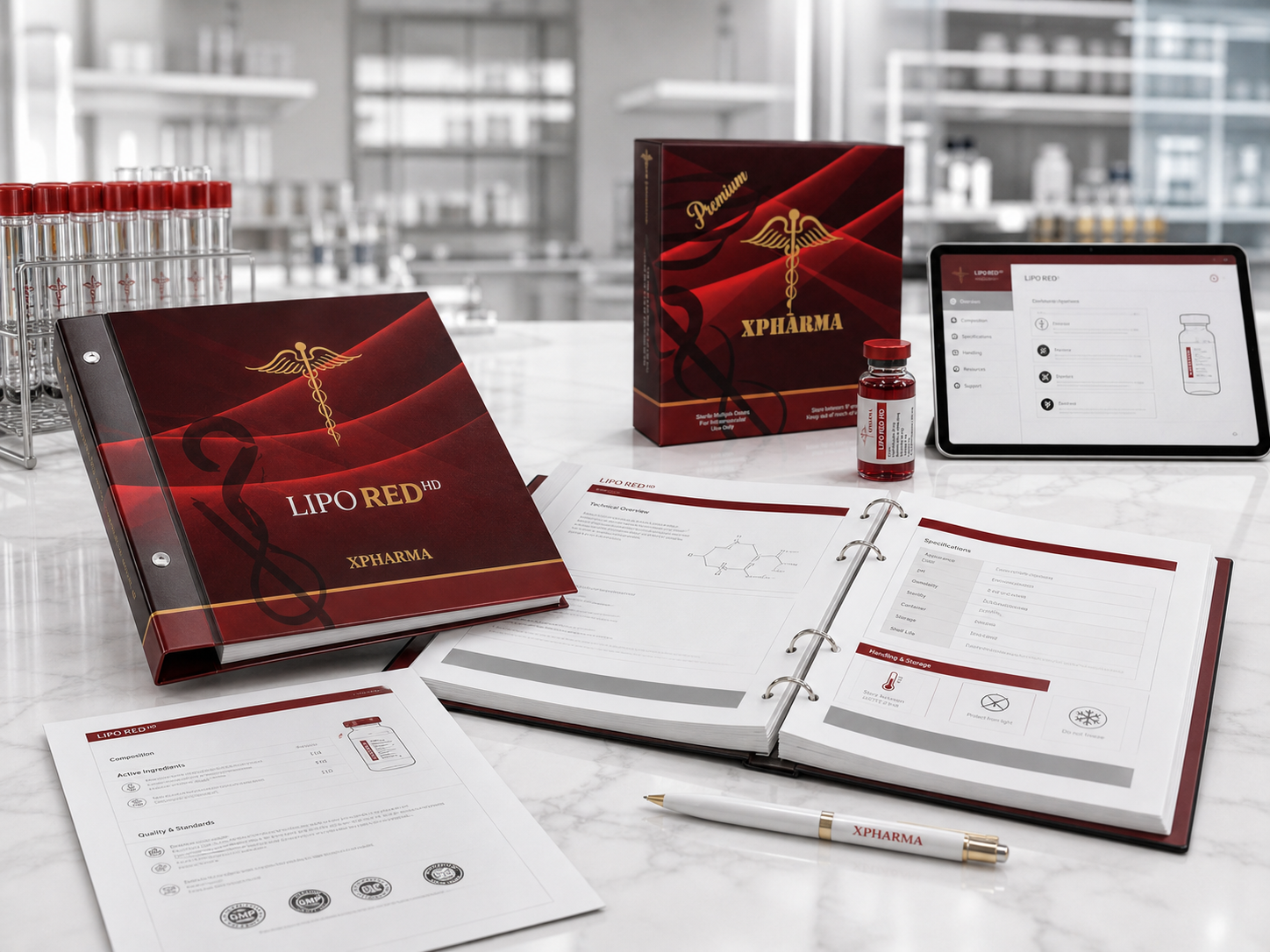 LipoRED HD usage manual and documentation material